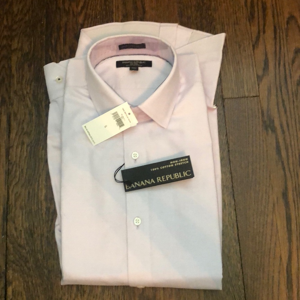 NWT pale purple Banana republic dress shirt